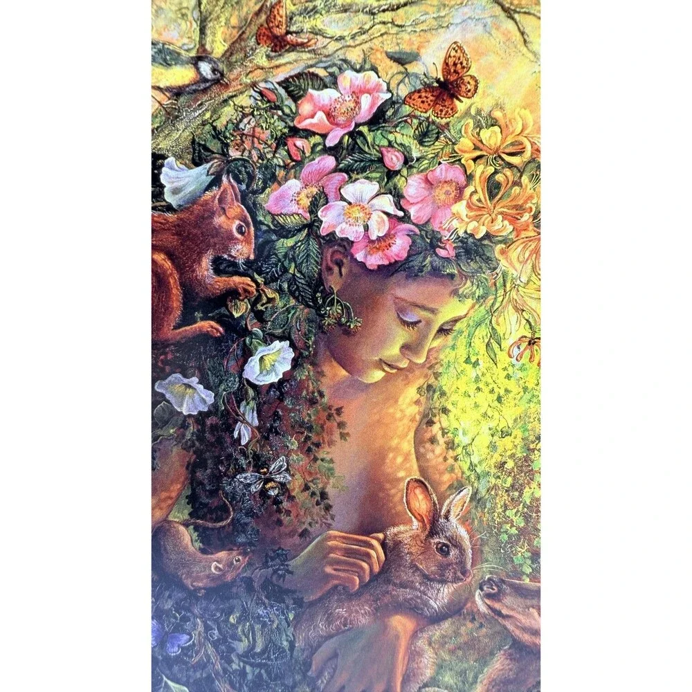 Two Vintage 1981 Josephine Wall Greeting Cards Fantasy Art + BONUS Fairy Card